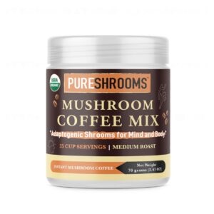 Buy PureShrooms Organic Mushroom Coffee online UK